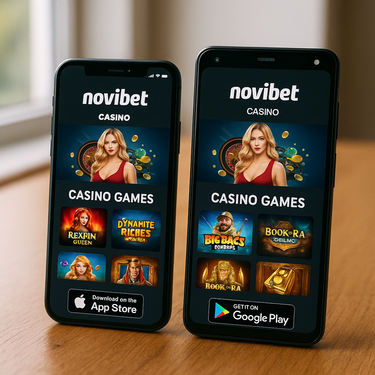 Novibet - Mobilios programėlės - Naršyklės versija be atsisiuntimo